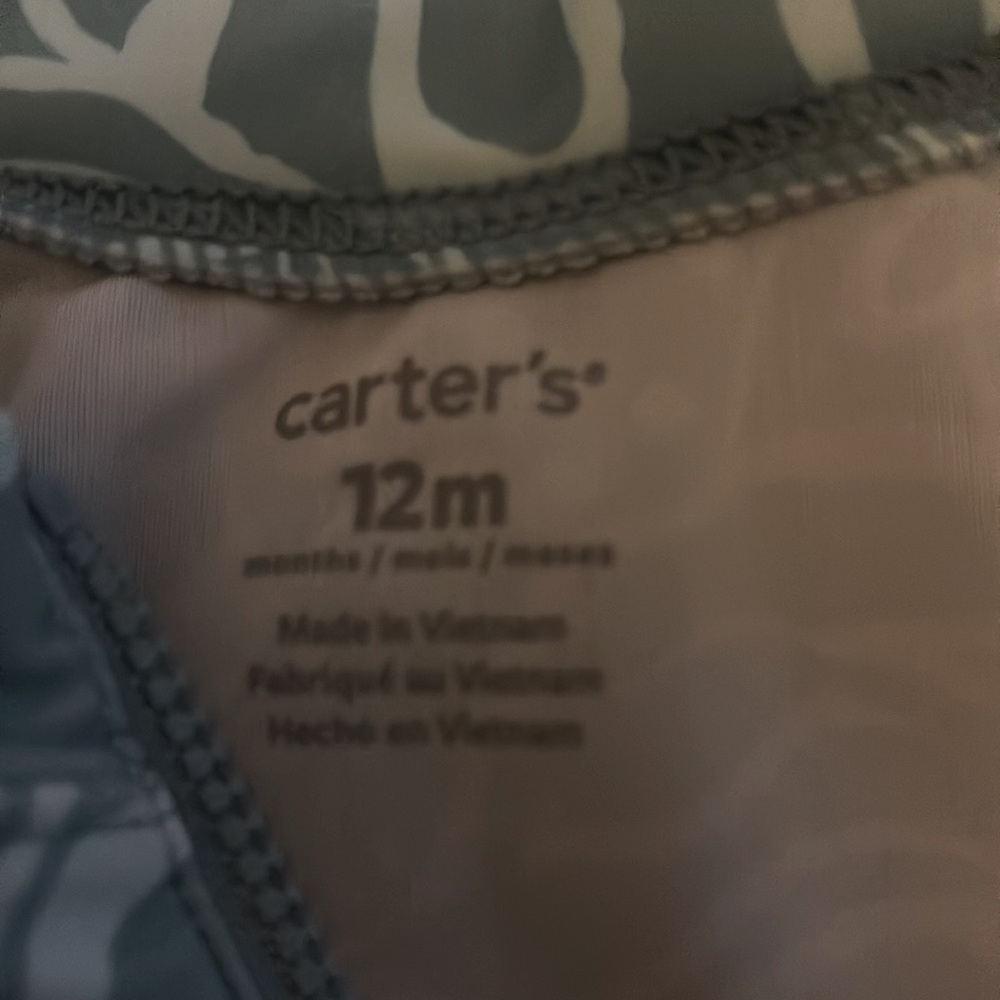 Carters swimsuit- 12m - Picture 3 of 3